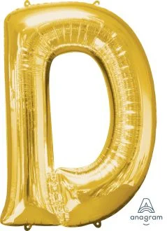40" GOLD LETTER "D"