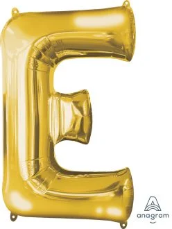 40" GOLD LETTER "E"
