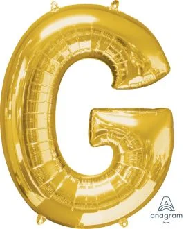 40" GOLD LETTER "G"
