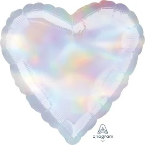 18IN. IRIDESCENT HEART