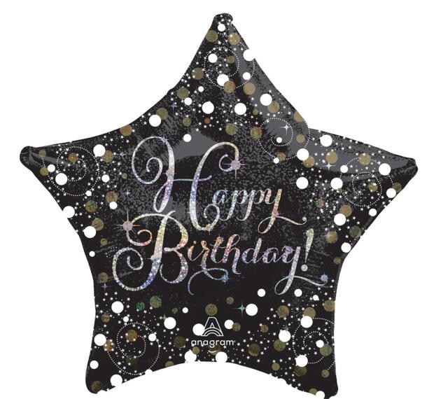 SPARKLING BIRTHDAY STAR JUMBO