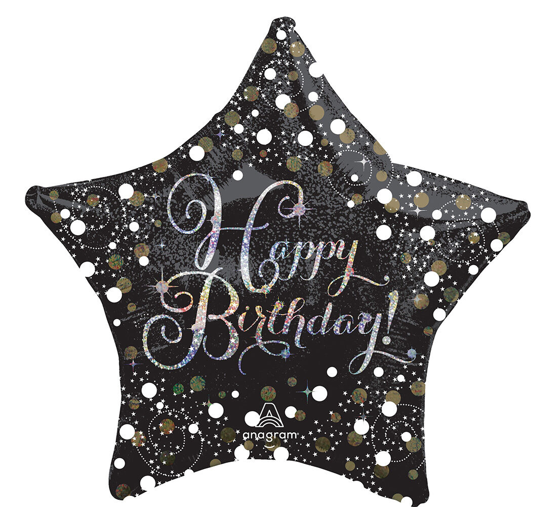 SPARKLING BIRTHDAY STAR JUMBO