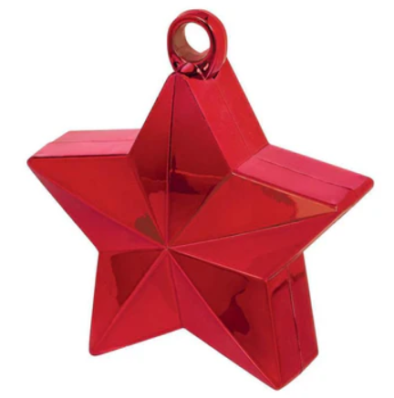 STAR BALLOON WT-RED