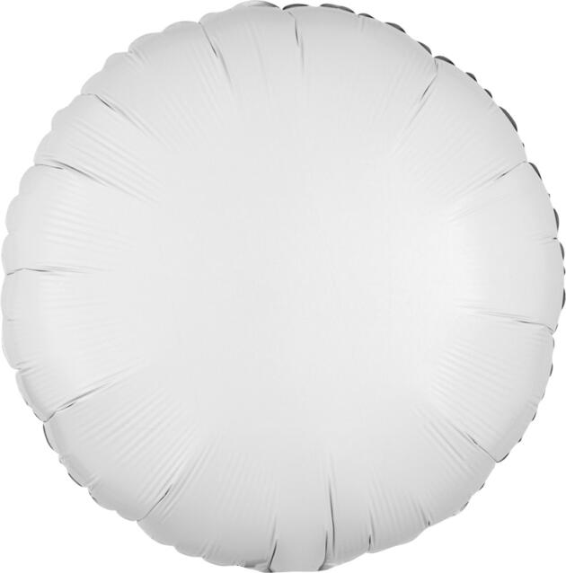 18" WHITE ROUND