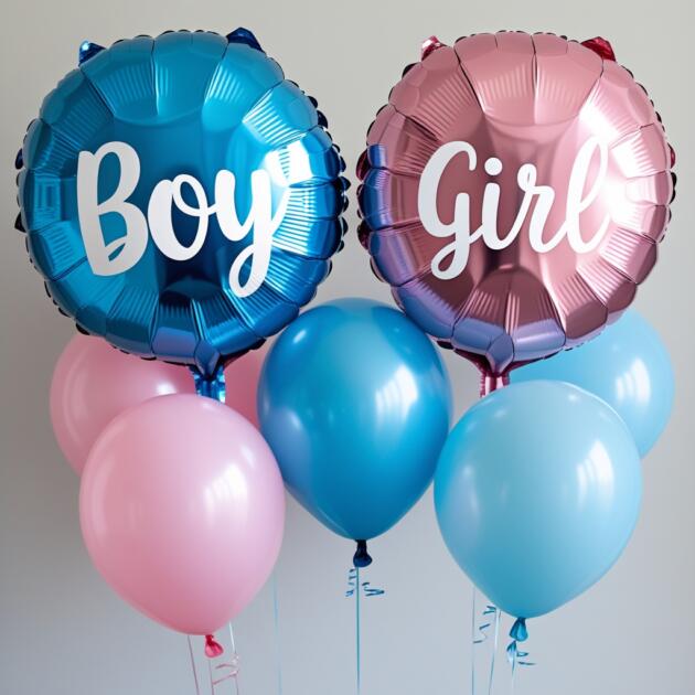 12X6 GENDER REVEAL BOUQUET