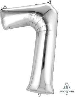 SILVER 40" #7 NUMBER
